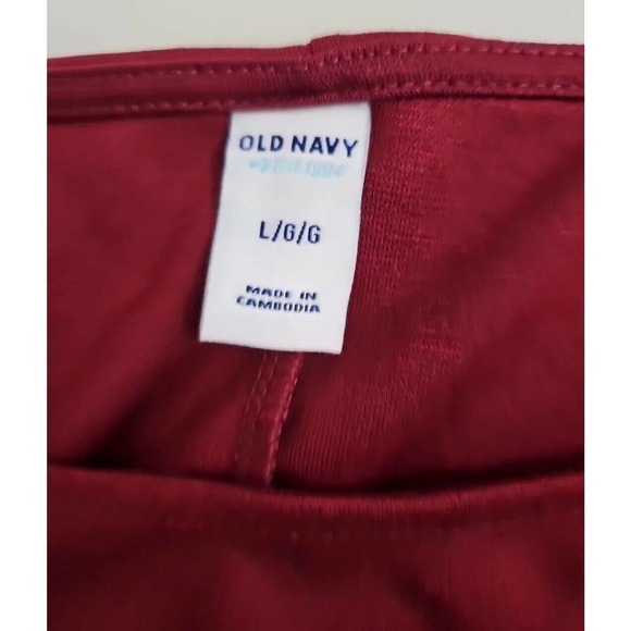 Old Navy ~Woman Size L~ Dark Burgundy Stretchy 3/4 Sleeve Dress Pullover NWT. - Picture 8 of 12